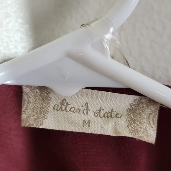Altered State Elegant Burgundy Maxi Dress Cut Outs Sexy Date Night Wedding Guest